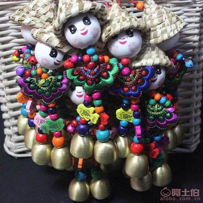 【批發(fā)特色民族風(fēng)鈴飾品鈴鐺稻草人掛件景區(qū)熱賣工藝品廠家直銷】七星區(qū)古藝飾品工藝廠 - 產(chǎn)品庫(kù)