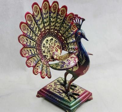 【批發12寸孔雀開屏 巴基斯坦銅器 巴基斯坦工藝品 銅孔雀】價格_廠家_圖片