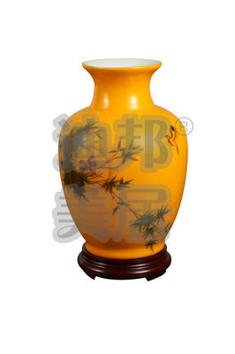 【【迪邦美居】工藝陶瓷麻雀花瓶 禮品工藝陶瓷 辦公室花瓶】?jī)r(jià)格,廠家,圖片,陶瓷工藝品,廣州騰亞工藝品-